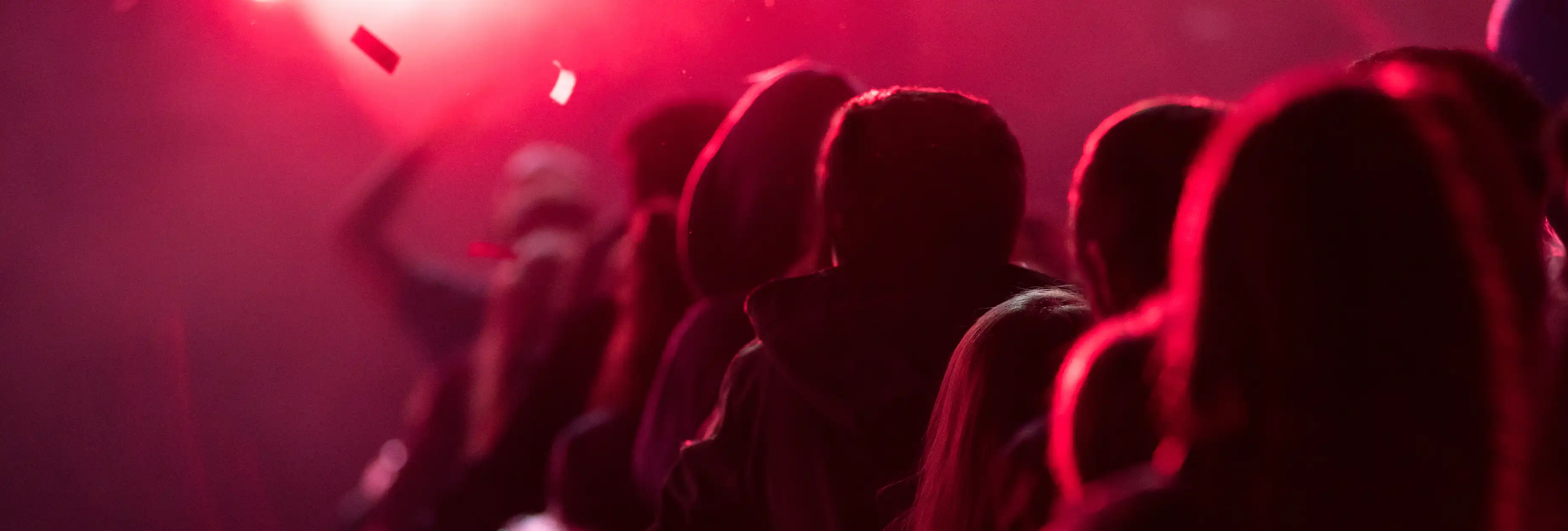 Audience enjoying an event.