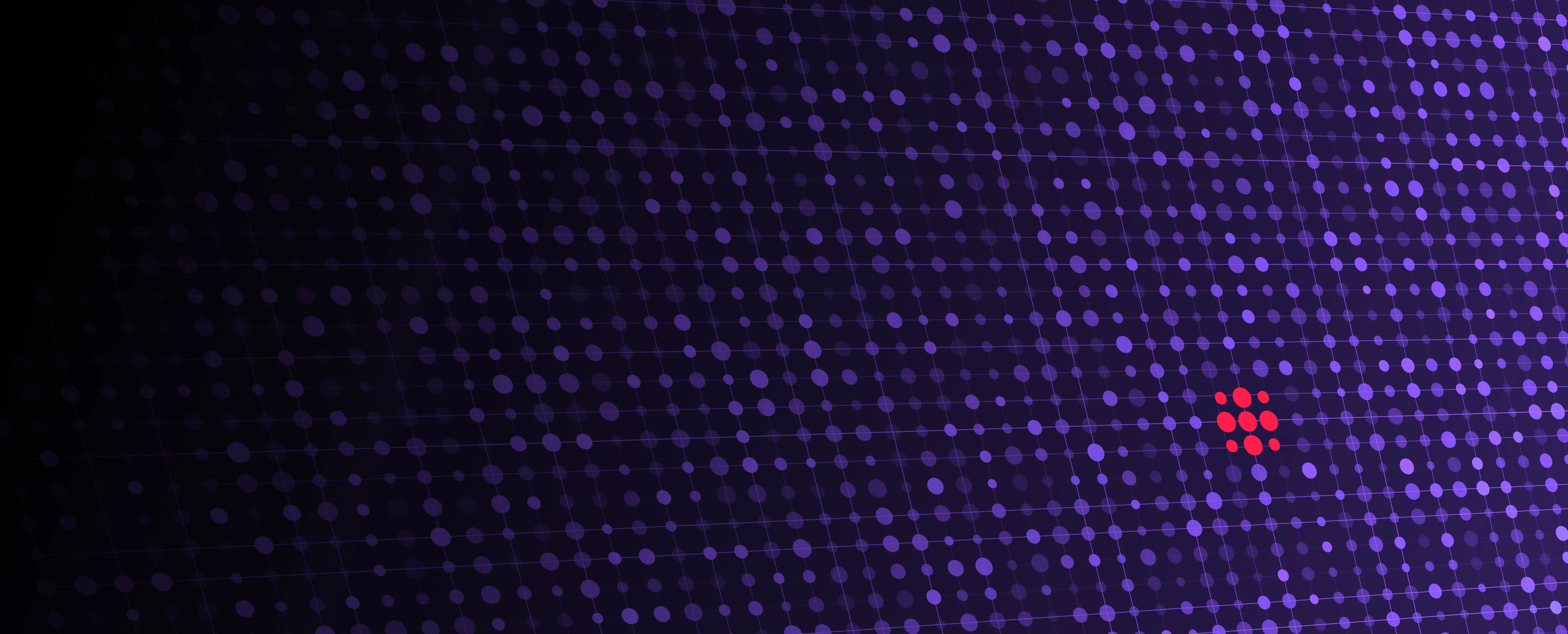 A repeating pattern of purple dots with the LBO device in red.